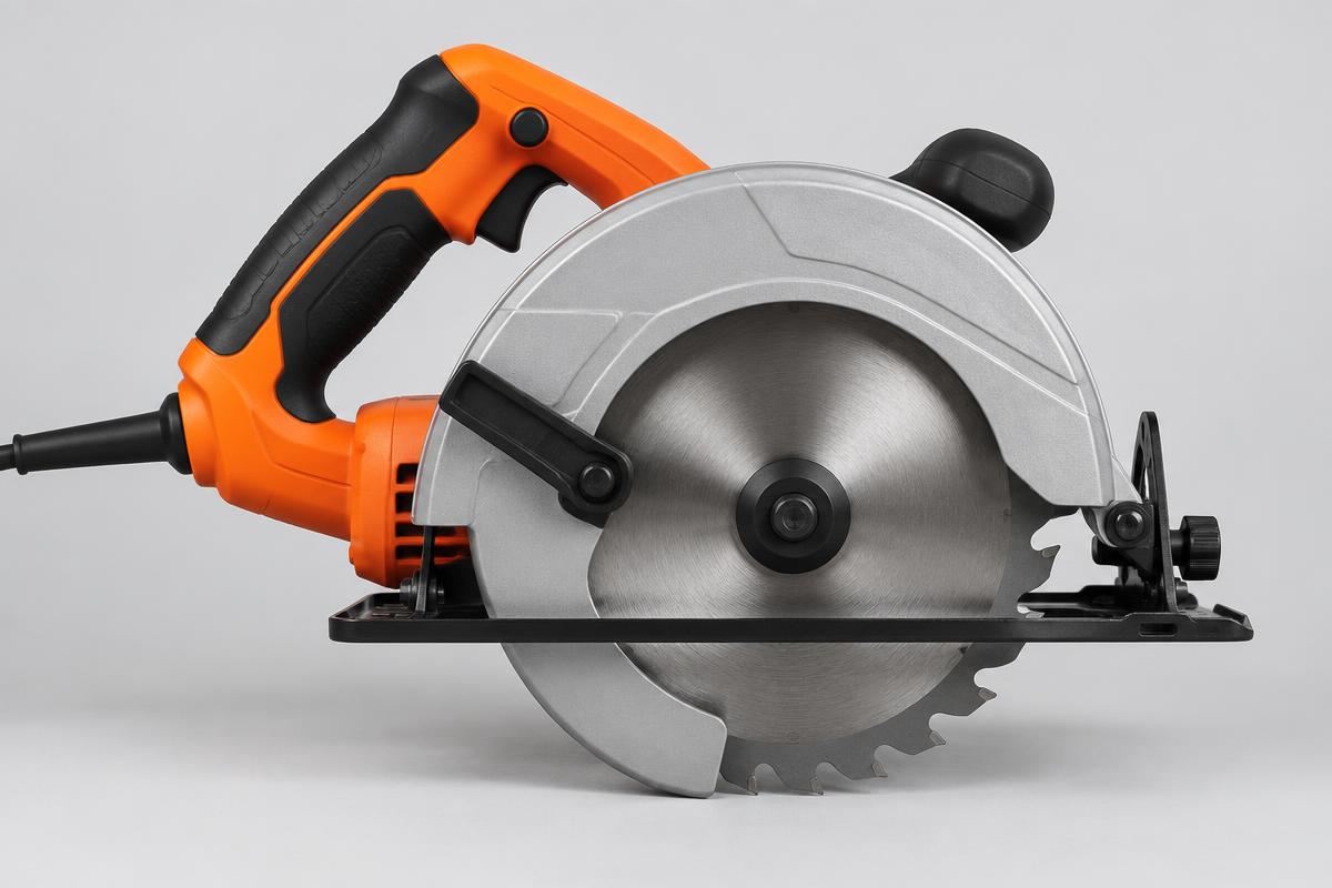 Sega circolare compatta arancione
